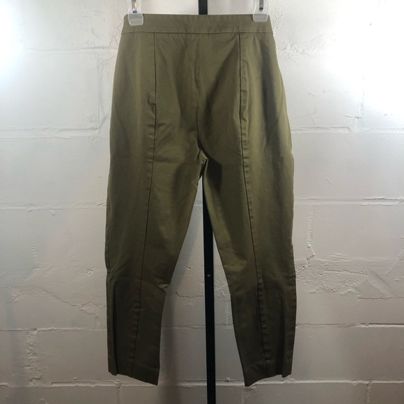 Everlane Capris Size 8 Olive Green - Picture 3 of 6